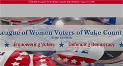 Desktop Screenshot of lwvwake.org